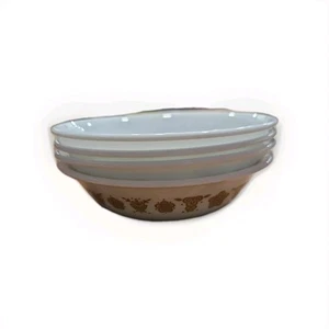 Corelle BUTTERFLY GOLD Fruit/Berry/Dessert Bowl~Set of 4~Vintage~5 3/8" - Picture 1 of 2