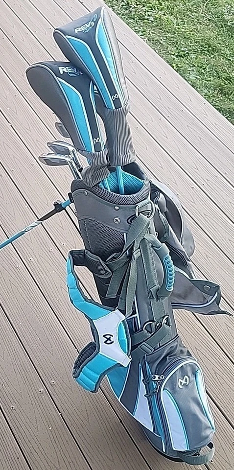 LH MaxFli Rev3 7 Club Full Junior Golf Set w/ Stand Bag for 53-54” Tall Players - Image 1 of 4