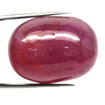 71.86 CT. Heated Red Ruby Madagascar Oval Cabochon - Image 1 of 4