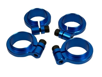 Dhawk JRX2 Aluminum Shock Spring Clamps Blue For Team Losi JRX2 JRX-PRO JRXT - Image 1 of 2