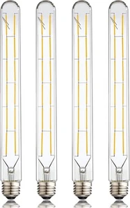 Leools LED Tube Bulbs,T10 Tubular Edison Style Warm White-12w-11.8in - Picture 1 of 9
