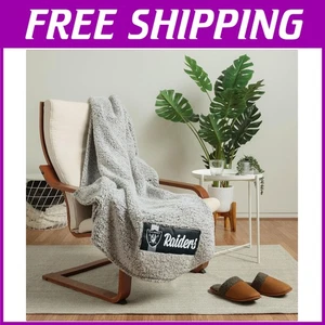 Las Vegas Raiders Plüsch Sherpa Decke - Bild 1 von 7