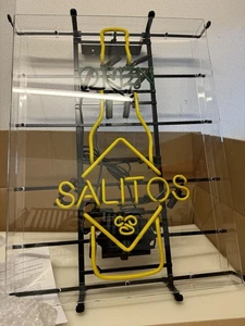 Salitos Leuchtreklame LED Sign Skull Flasche Open - Bild 1 von 1