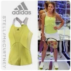 adidas Stella McCartney | Barricade Tank Run Yellow/White with matching skirt - Picture 1 of 8