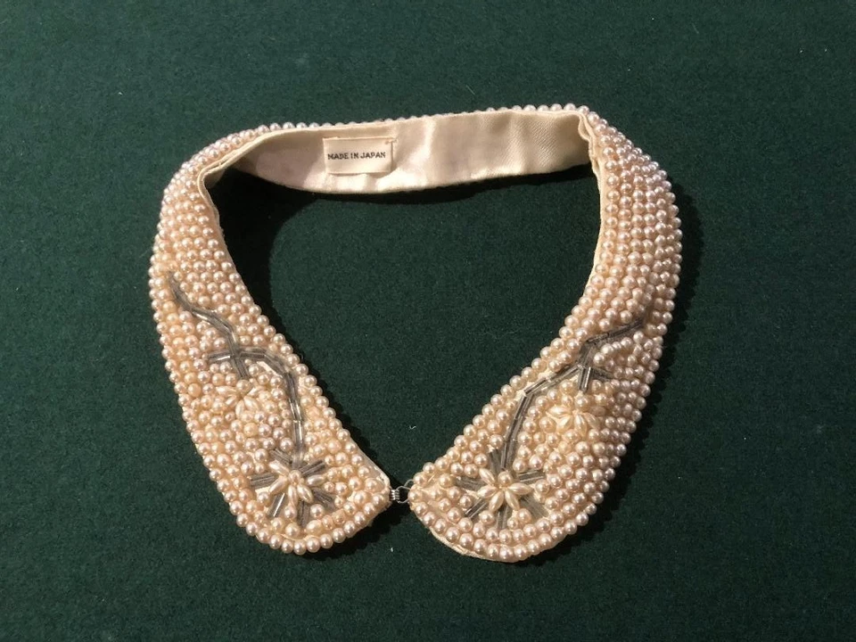 Gargantilla de perlas blancas vintage cuello con cuentas hecha en Japón ¡Muy bonita! Foto 1 de 1