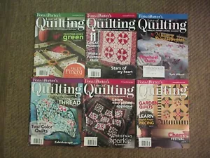 2008 & 2009 Fons & Porters Love of Quilting Magazine Pinwheel Stars of My Heart - Bild 1 von 1