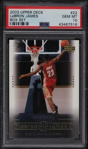 2003 UPPER DECK BOX SET LEBRON JAMES ROOKIE RC #22 PSA 10 GEM MINT - Picture 1 of 2
