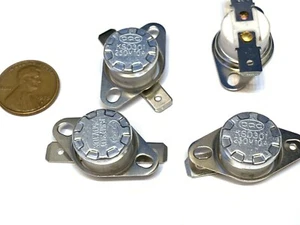 4 Pieces N/C 260ºC 500ºF normally closed Thermal NC Thermostat switch KSD301 A21 - Picture 1 of 4
