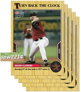 2022 Topps Now Turn Back the Clock Bundle #36-#40 Clemens, Castro, Erdbeere - Bild 1 von 1