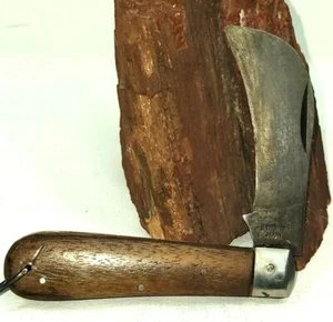 Vtg Uniprice Japan Hawk Bill 4 1/4" Jack Knife with Shackle Pruner - Picture 1 of 7