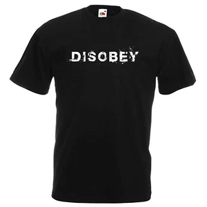 T-Shirt DISOBEY T-Shirt Vendetta Present Anarchy Liberty Freedom Over Fear Fight - Bild 1 von 4