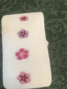 Neu mit Etikett Gymboree hübsche Strumpfhose Pflaume Blumen 3t 4t Vintage BTS lila 3 4 Valentinstag - Bild 1 von 2