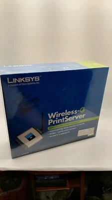 Linksys Wireless-G Print Server Multifunction Printer Support WPSM54G Router - Image 1 of 4