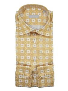 NUEVO STEFANO RICCI Vestido AGUILA 100% SEDA LOGOTIPO Talla 15.75 EE. UU. 40 Reino Unido (XS167) - Imagen 1 de 2