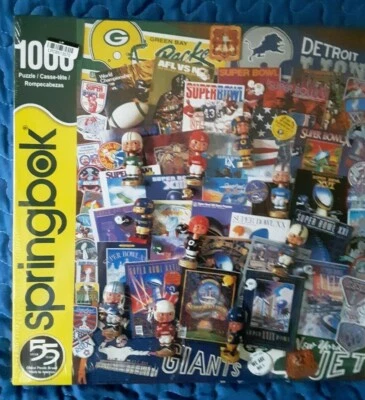 Springbok's 1000 Piece Jigsaw Puzzle Football Fantasy - Image 1 of 2