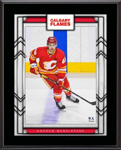 Andrew Mangiapane Calgary Flames 10.5" x 13" Sublimated Player Plaque Cover