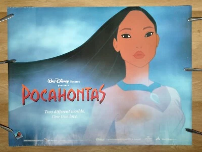 POCAHONTAS (1995) original double-sided rolled UK 30"x40" quad poster -fog style - Image 1 of 4