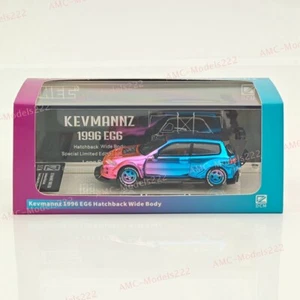 1:64 DCM Civic EG6 Kevmannz Wide Body Diecast Metal Car Limited Collection Gifts - Picture 1 of 7