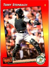 Terry Steinbach 1992 Triple Play  #10 Oakland Athletics