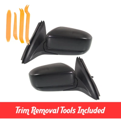 Novo conjunto de espelhos manuais laterais para motorista e passageiro para 2003-2007 Honda Accord Sedan - Imagem 1 de 4