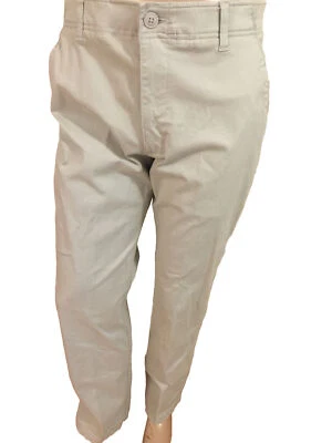 Pantalones de hombre Lee Extreme Comfort calce recto 33x32 98 % algodón y 2 % spandex beige Foto 1 de 4