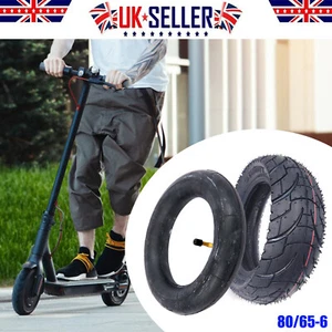 80/65-6 Inner Tube & Road Tyre 255x80 For 10x2.5 Electric-Scooter E-Scooter - Picture 1 of 12