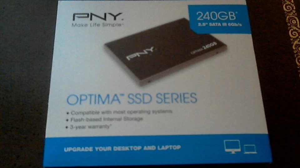 PNY 240GB Optima SSD 2.5" SATA III 6Gb/s Solid State Drive SSD7SC240GSA-OPM - Image 1 of 1