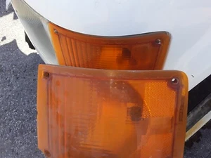✅ CONJUNTO DE LENTES DE LUZ DE SEÑAL DE PARQUE ÁMBAR DEL LADO IZQUIERDO INTERNACIONAL 5564SAE - Imagen 1 de 6