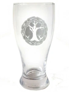 Keltischer Lebensbaum Bierglas - kostenlose personalisierte Gravur, geätztes Pintglas - Bild 1 von 2