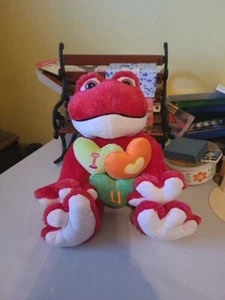 Animal Adventure Large I ❤️ U… Rana de peluche roja 10”. - Imagen 1 de 5