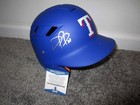 NOMAR MAZARA Texas Rangers SIGNED Auto Baseball Batting Helmet w/ BAS COA