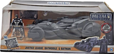 Justice League Batman and Batmobile by Jada 1/24 Scale - NEW IN BOX - Image 1 of 4