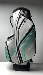 Cleveland Bloom Cart Bag Gray Black 5-Way Divide Single Strap Golf Bag - Picture 1 of 8