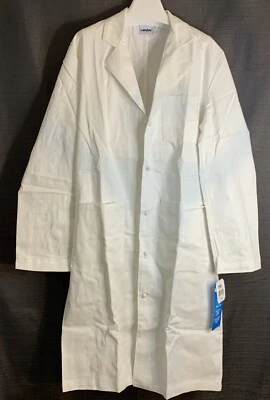 Abrigo de laboratorio Landau blanco de 3 bolsillos para mujer 42L 3138 WWF nuevo con etiquetas Foto 1 de 4