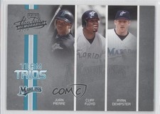 2005 Playoff Absolute Memorabilia Team Trios /200 Juan Pierre Cliff Floyd #TT-42