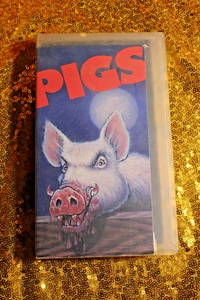 Pigs VHS Horror cult Simitar Daddys Deadly Darling cult RARE - Picture 1 of 2