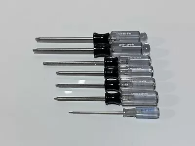 Craftsman Tools USA (NOS) 7pc Torx T6 to T30 Screwdriver Set, Sealed in Plastic - Image 1 of 4