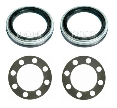 2 Rear Wheel Seal & Axle Flange Gasket FOR 2001-2010 CHEVROLET SILVERADO 2500 HD - Image 1 of 4