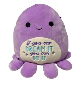 "Felpa de lavanda Squishmallow Pulpo Kellytoy Fomenta Dream It Clean 0+ 9""" - Imagen 1 de 5