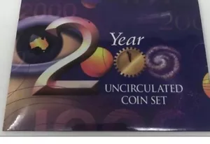 Australia 2000, Uncirculated Coin Set, In Original Folder #0145 - Picture 1 of 4