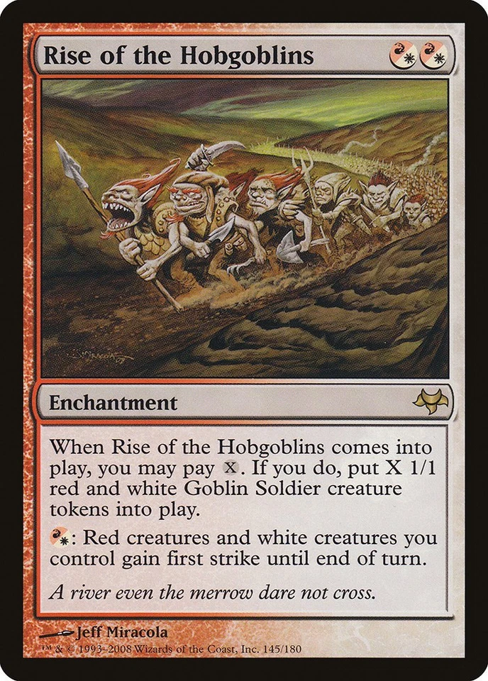 Rise of the Hobgoblins Eventide NM White Red Rare MAGIC MTG CARD ABUGames - Image 1 of 1