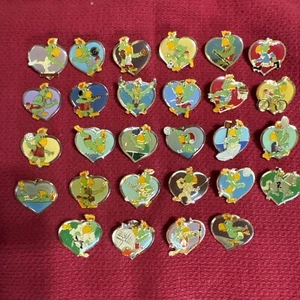 Marsh USOC PINBACK Tie Pin 1985 USOC PAX PARROT Olympic Mascot 28 Pin Lot - Picture 1 of 9