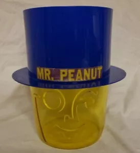 Vintage Original 1979 Mr. Peanut Hat Face Container Plastic Counter Display - Picture 1 of 5