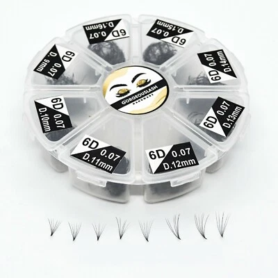Mixed 6D Lashes. 1000 Premade Volume Fans. Eyelash extensions, Handmade! - Image 1 of 4