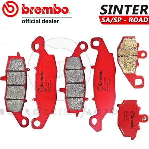 PASTIGLIE FRENO BREMBO SA ANTERIORI + POSTERIORI KAWASAKI Z 750 Z750 2004 - 2006 - Foto 1 di 4