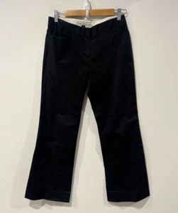 Tommy Hilfiger Dress Pants Womens Size 4 Black Pockets Zip Stretch Comfy Work - Picture 1 of 14