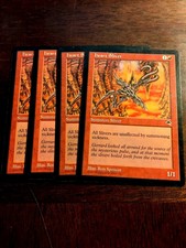 MTG - HEART SLIVER X4 (UNPLAYED) TEMPEST - COMMON - MAGIC THE GATHERING!