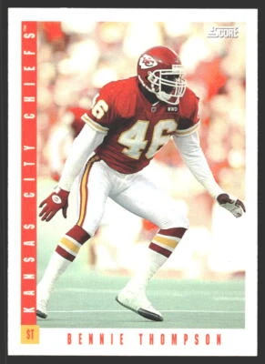 Bennie Thompson #45 1993 Score Kansas City Chiefs - Image 1 of 2