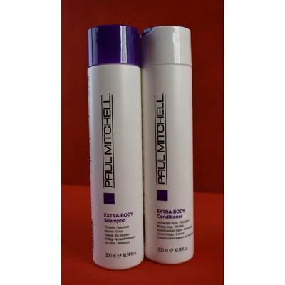 Paul Mitchell Extra Body 洗发水和护发素套装 10.4 盎司每件全新 — 第 1/2 张图片