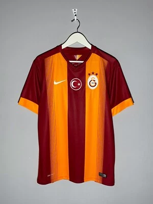 Galatasaray Home 2014/15 Nike Y2k Blokecore Football Shirt  Soccer Jersey - Image 1 of 4